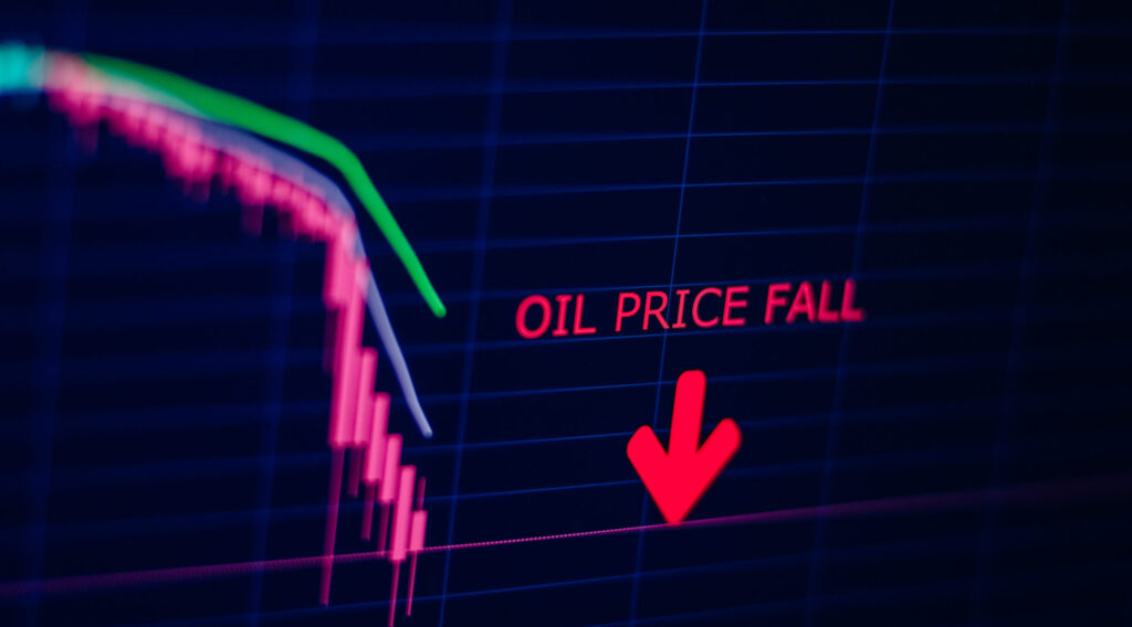 Oil Barrel Price Falling Down