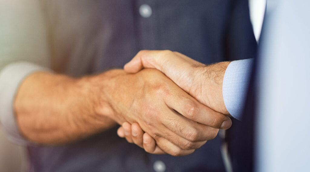 Businessmen Shaking Hands