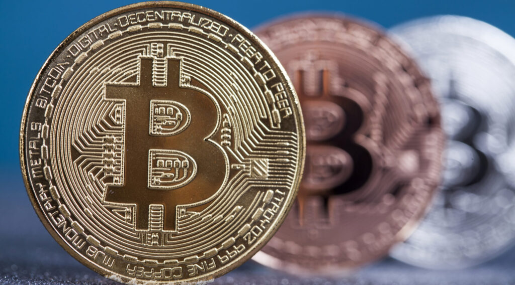 golden-bitcoin-cryptocurrency