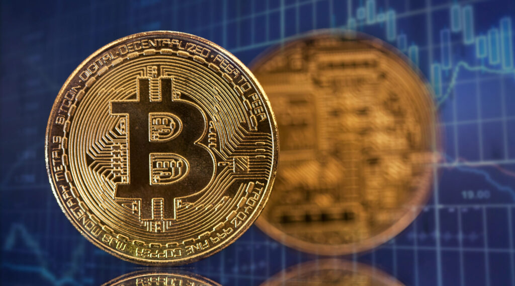 golden-bitcoin-cryptocurrency